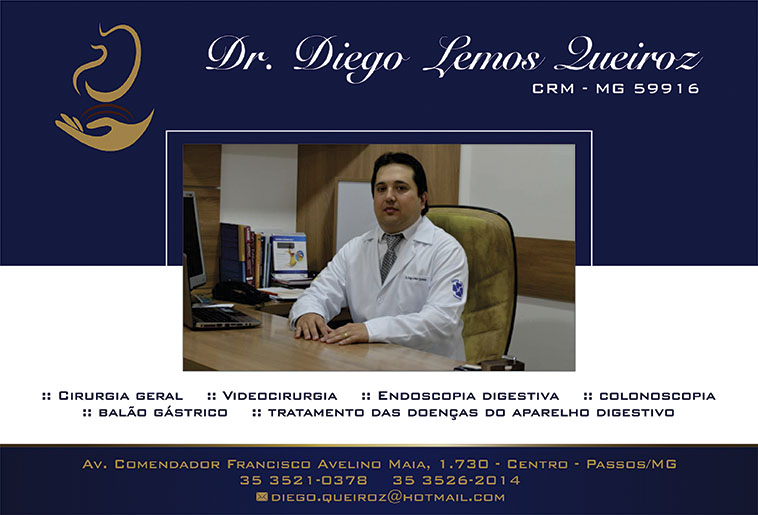 Dr. Diego Lemos Queiroz - CRM/MG - 59916