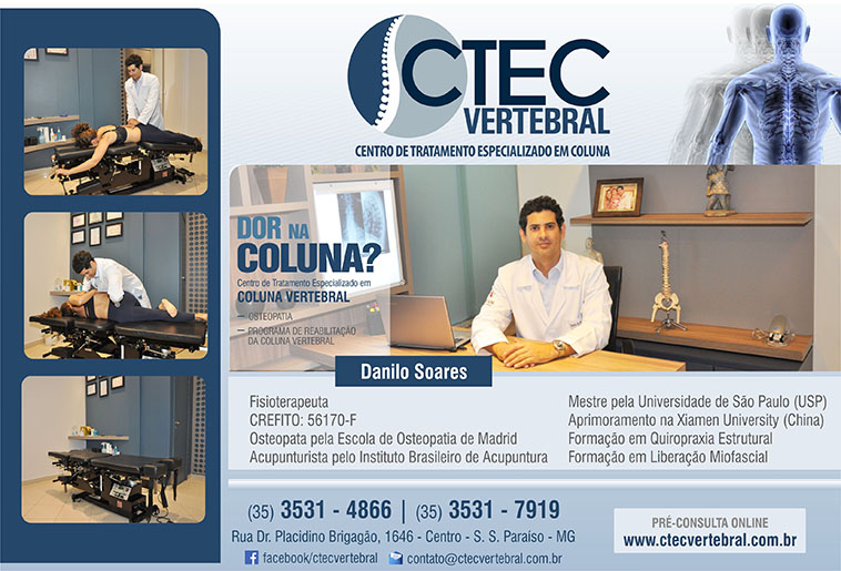 Dr. Danilo Simoni Soares - Ctec Vertebral - CREFITO 56170-F