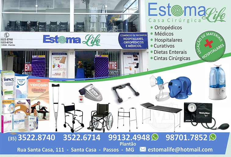 Estomalife Comércio de Produtos Ortopédicos Médicos e Hospitalares
