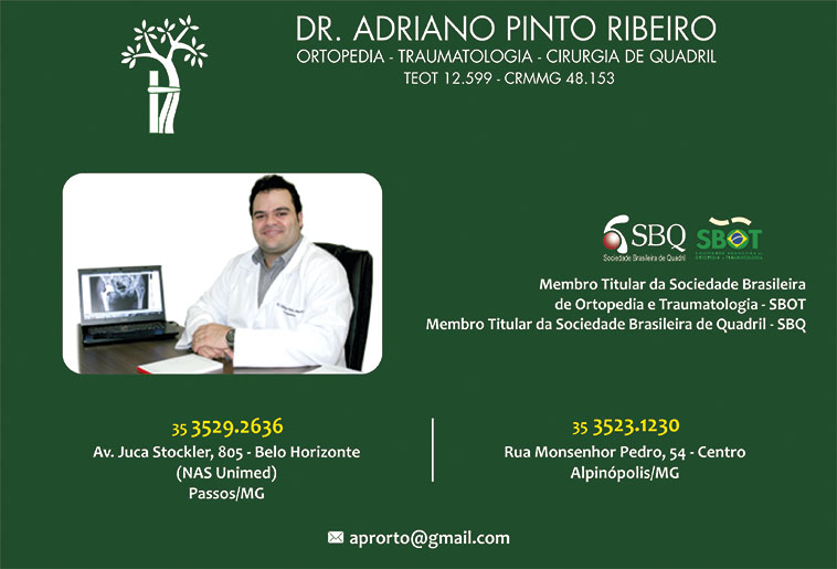 Dr. Adriano Pinto Ribeiro - CRM/MG - 48153