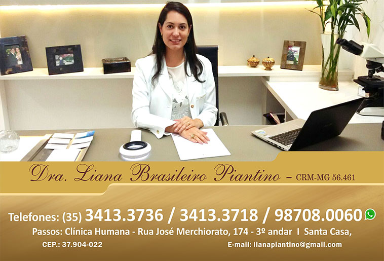 Dra. Liana Brasileiro Piantino - CRM/MG - 56461
