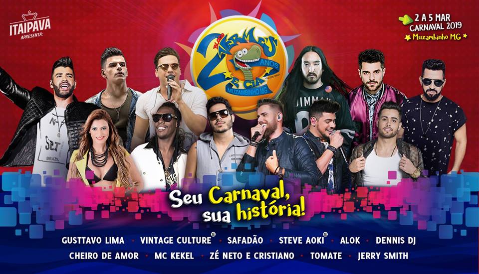 Carnaval Muzambinho 2020 (22 a 25 de Fevereiro / Muzambinho-MG