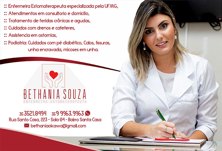 Bethânia Souza Okawa - Enfermeira Estomaterapeuta