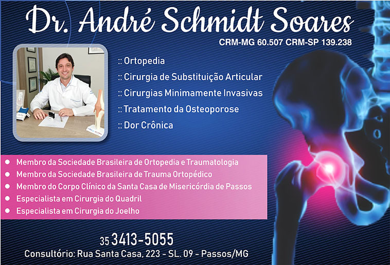 Dr. André Schmidt Soares - CRM/MG - 60507