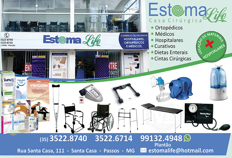 Estomalife Comércio de Produtos Ortopédicos Médicos e Hospitalares
