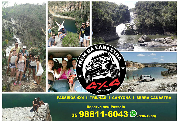 Trem da Canastra 4x4 e Lanchas