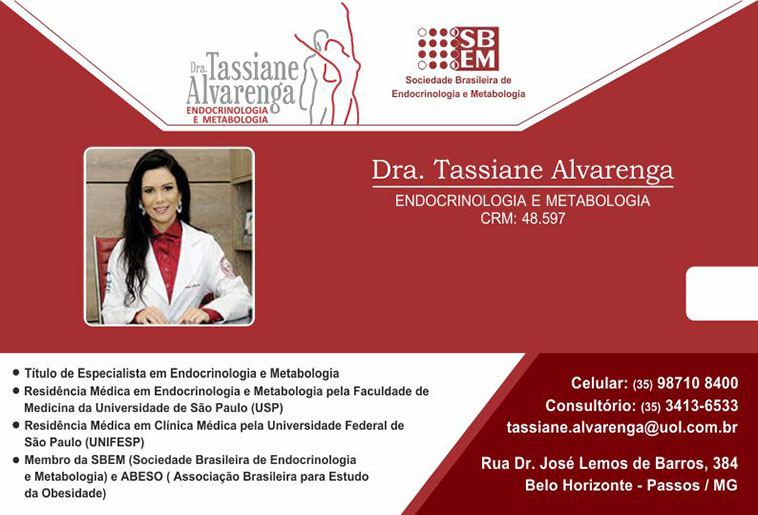 Clínica Alvarenga - Dra. Tassiane Alvarenga