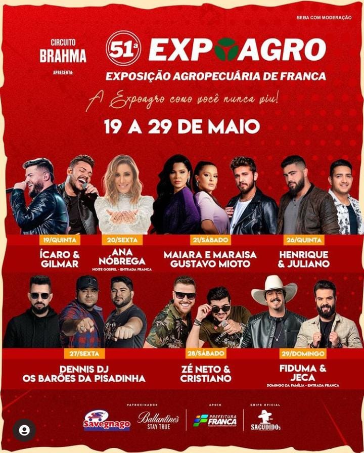 SHOW DENNIS DJ EXPOAGRO FRANCA SP 2022
