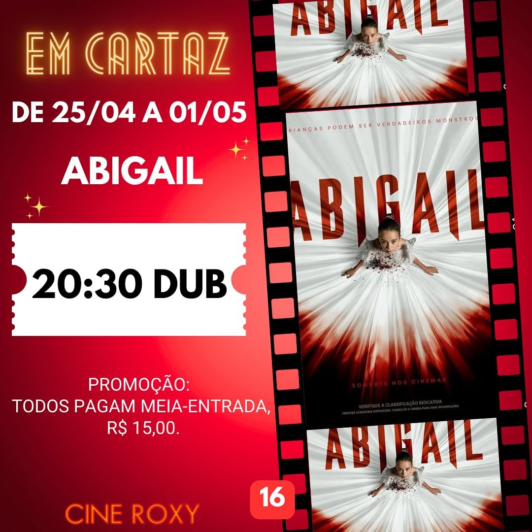 Abigail | Cine Roxy Passos MG