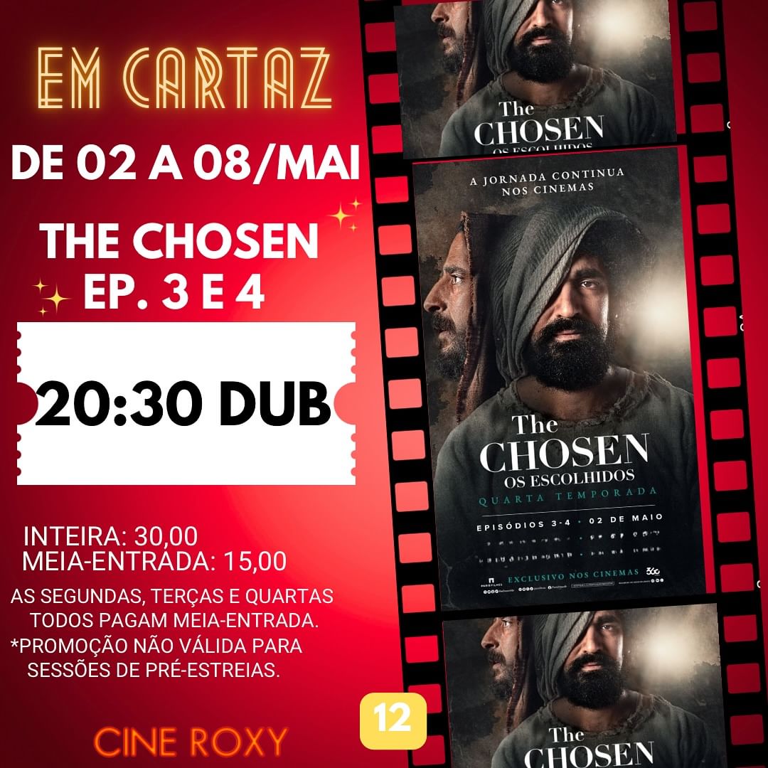 The Chosen EP. 03 e 04 - Os Escolhidos | Cine Roxy Passos MG