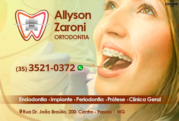 Dr. Allyson Wesley Zaroni - Ortodontia