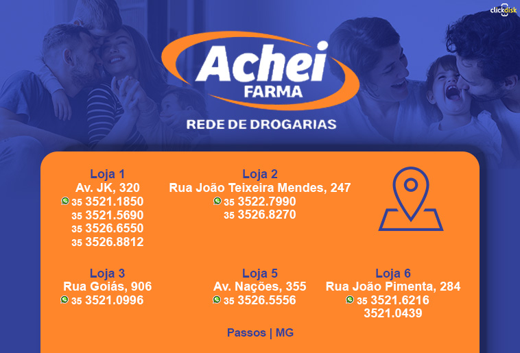 Achei Farma - Loja 1 - Av. JK 