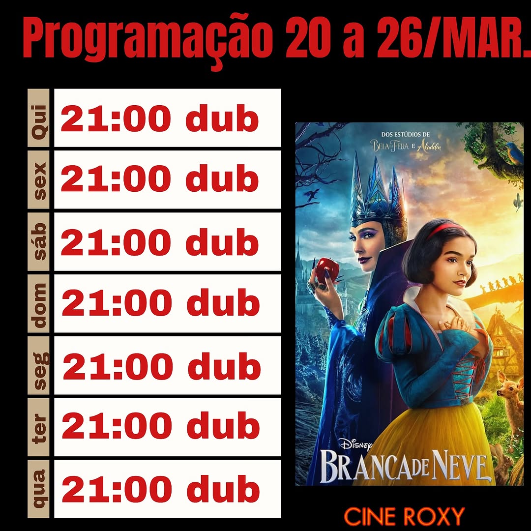 Branca de Neve | Cineroxy Passos MG