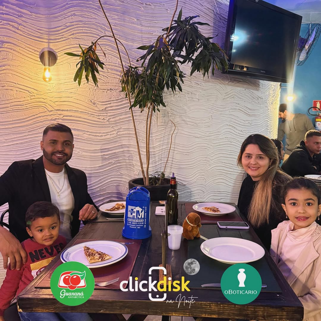 Click Disk na Noite - Fábrica da Pizza em Passos MG