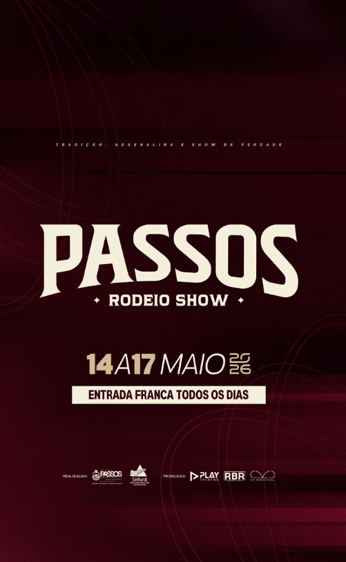 PASSOS Rodeio Show 2026 | Entrada Grátis | Passos MG