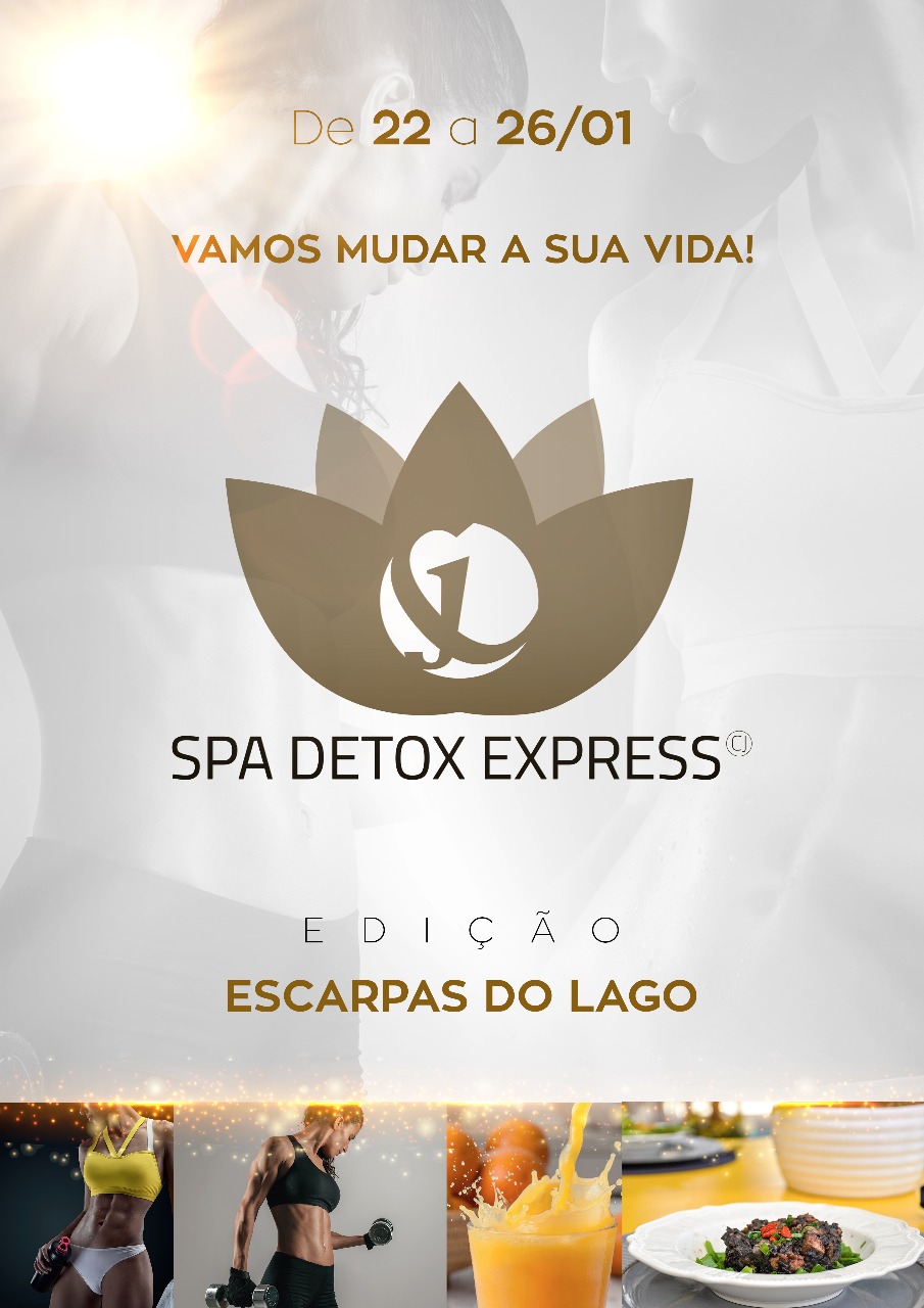 SPA Detox Express - de 22/01 a 26/01 / Escarpas do Lago-MG