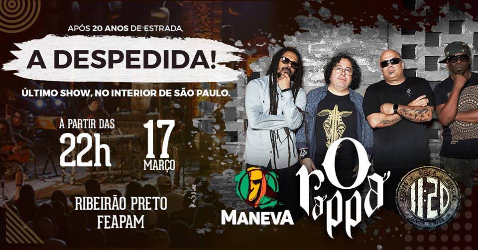 FEAPAM - O Rappa, Maneva, Onze e 20 / Ribeirão Preto-SP