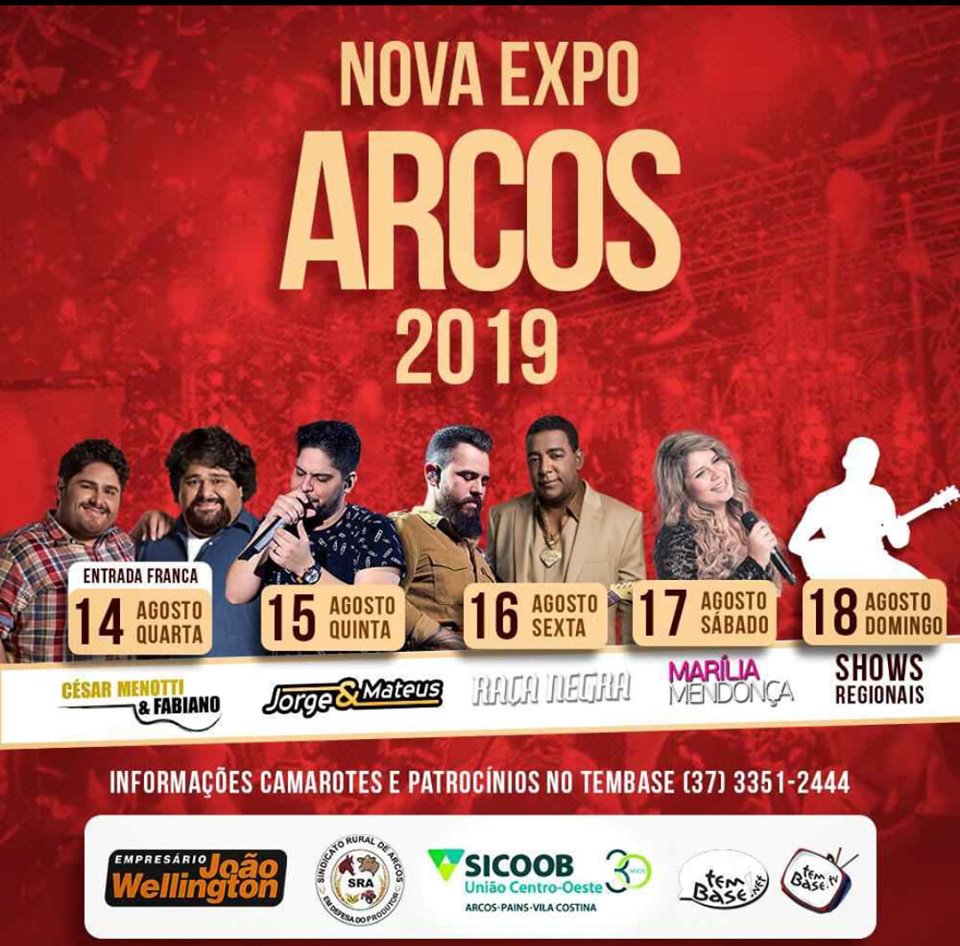 Expo Arcos 2019 - Show Cesar Menotti e Fabiano Arcos MG