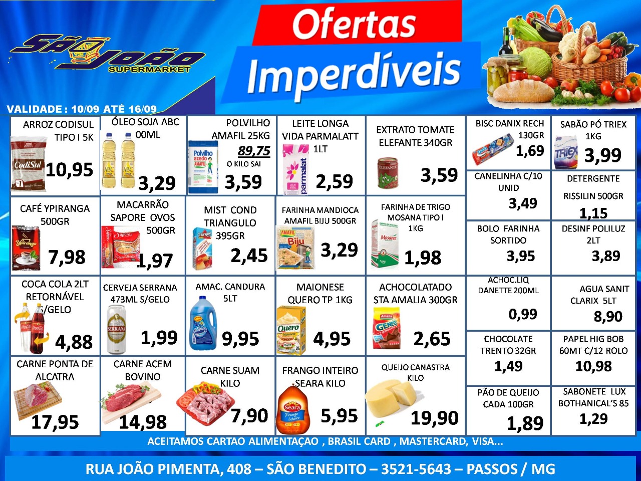 São João Supermarket - Ofertas da Semana Supermercados Passos MG / Jornal de Ofertas Supermercados