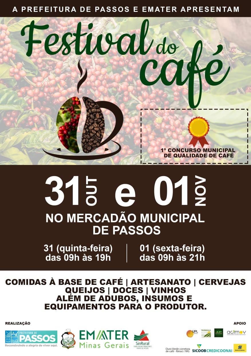 Mercadão de Passos - Festival do Café (30/10 a 01/11)