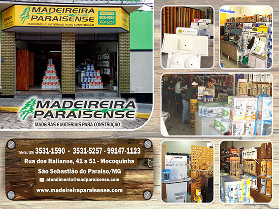 Madeireira Paraisense - Madeiras e Materiais de Construção
