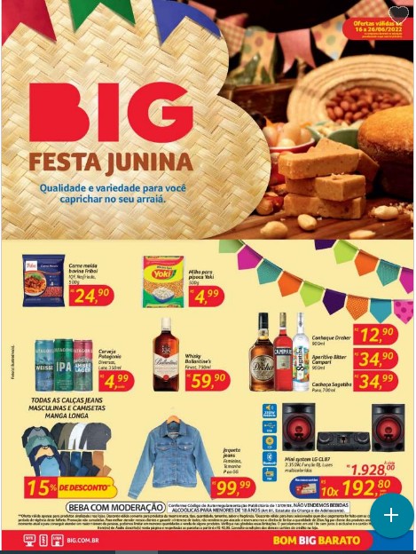 BIG- Ofertas da Semana Supermercados, Jornal de Ofertas Supermercados Patos de Minas MG