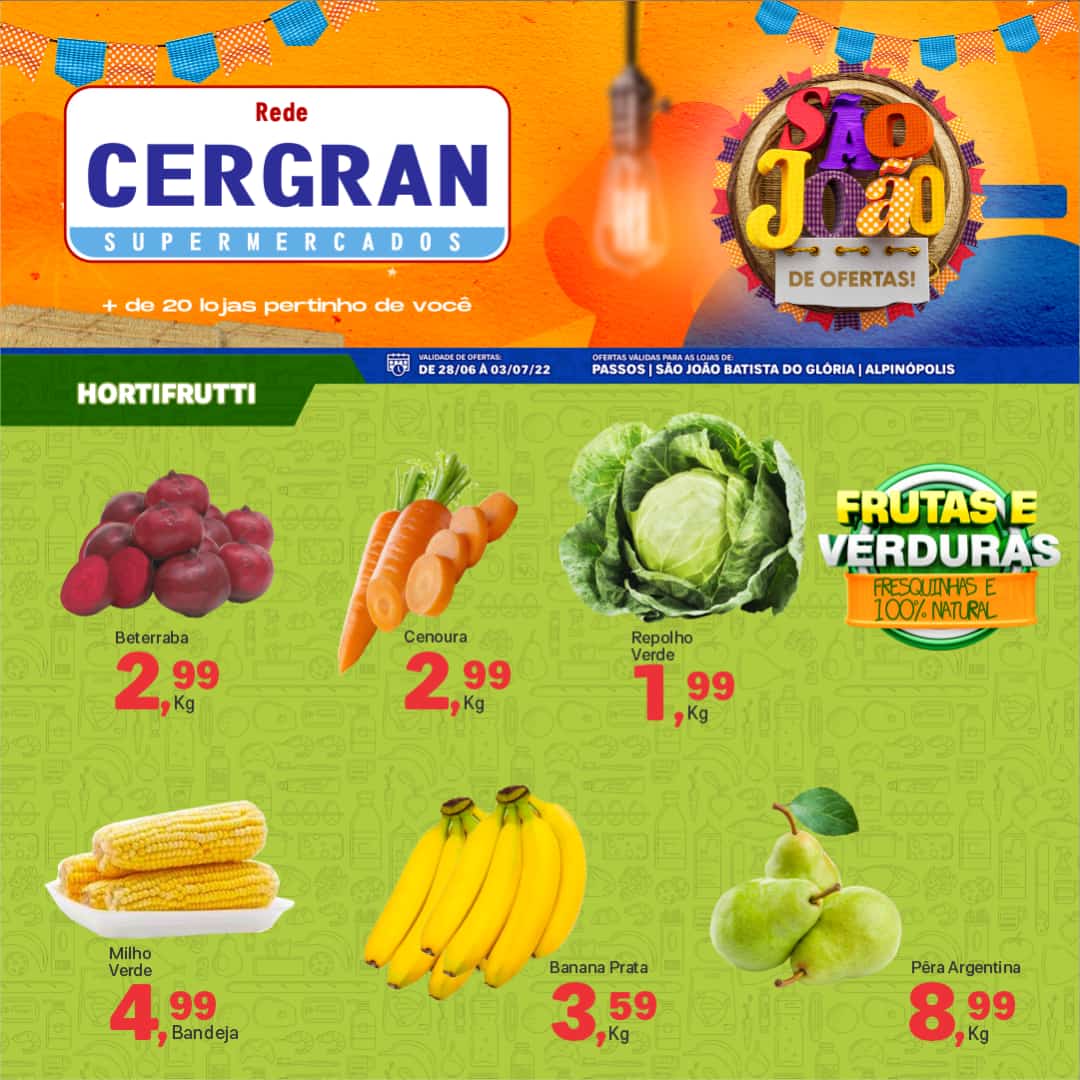 Cergran - Ofertas da Semana Supermercados Passos MG / Jornal de Ofertas Supermercados