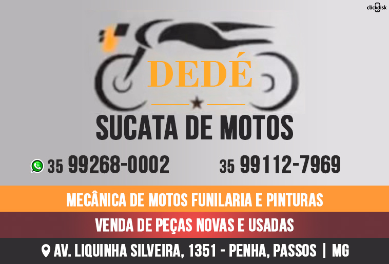 DED SUCATA DE MOTOS