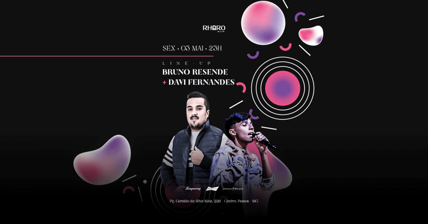 Rharo Bar - Bruno Resende + Davi Fernandes | Passos MG