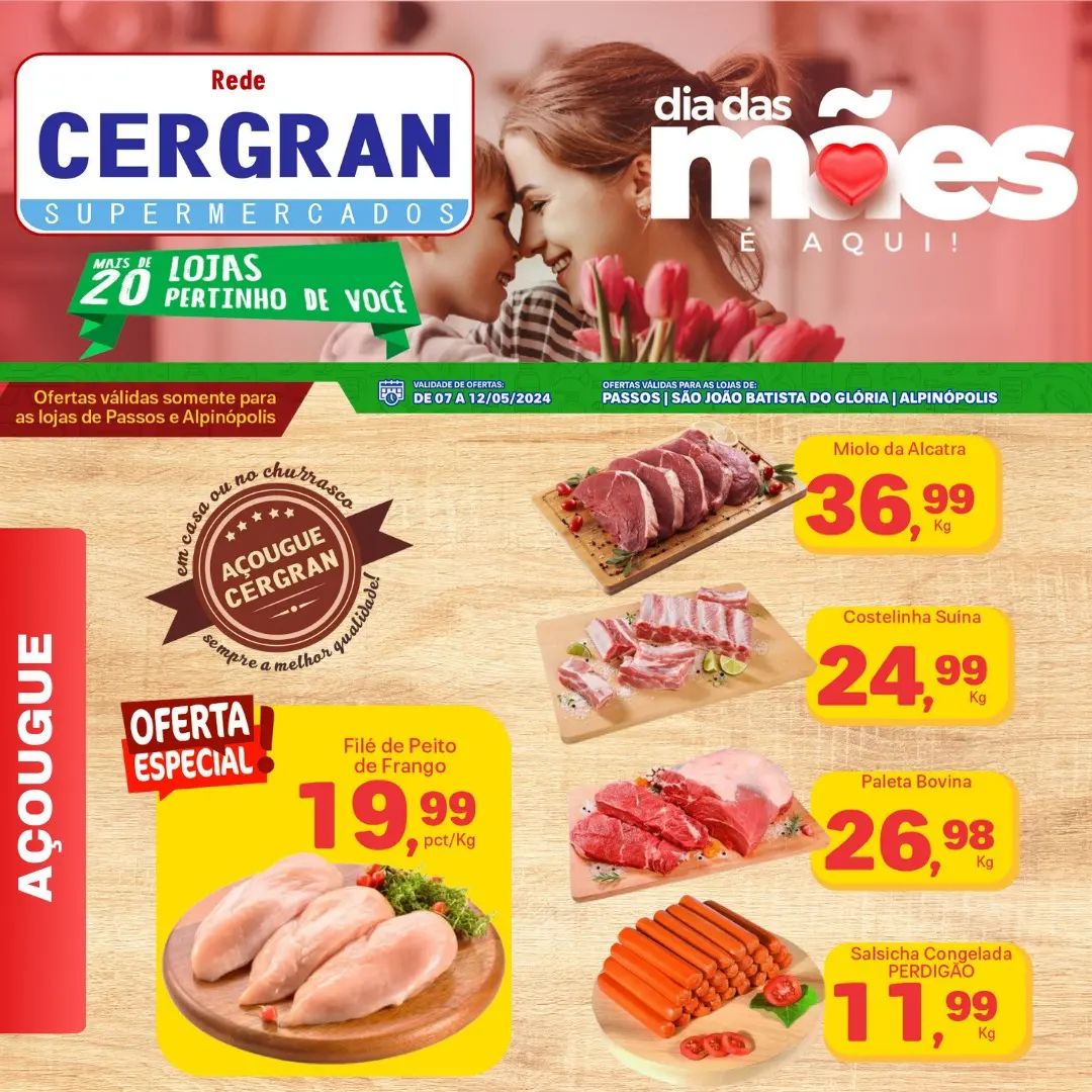 Cergran - Ofertas da Semana Supermercados Passos MG / Jornal de Ofertas Supermercados
