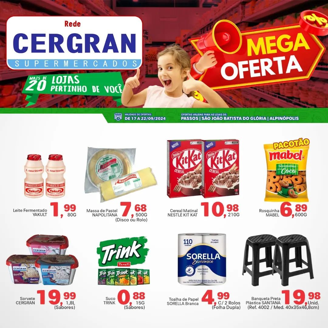 Cergran - Ofertas da Semana Supermercados Passos MG / Jornal de Ofertas Supermercados