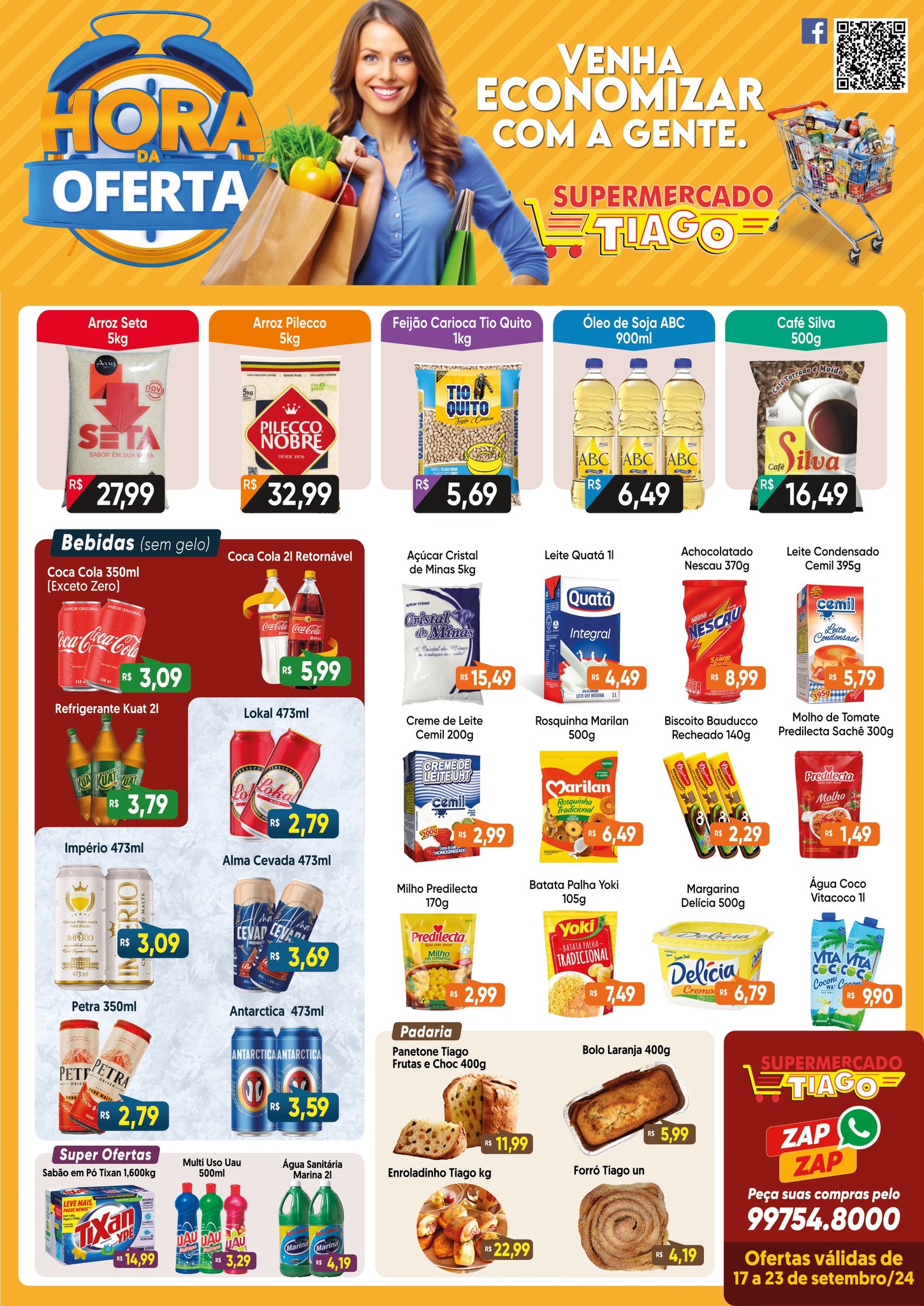  Supermercado Tiago - Ofertas da Semana Supermercados Passos MG / Jornal de Ofertas Supermercados