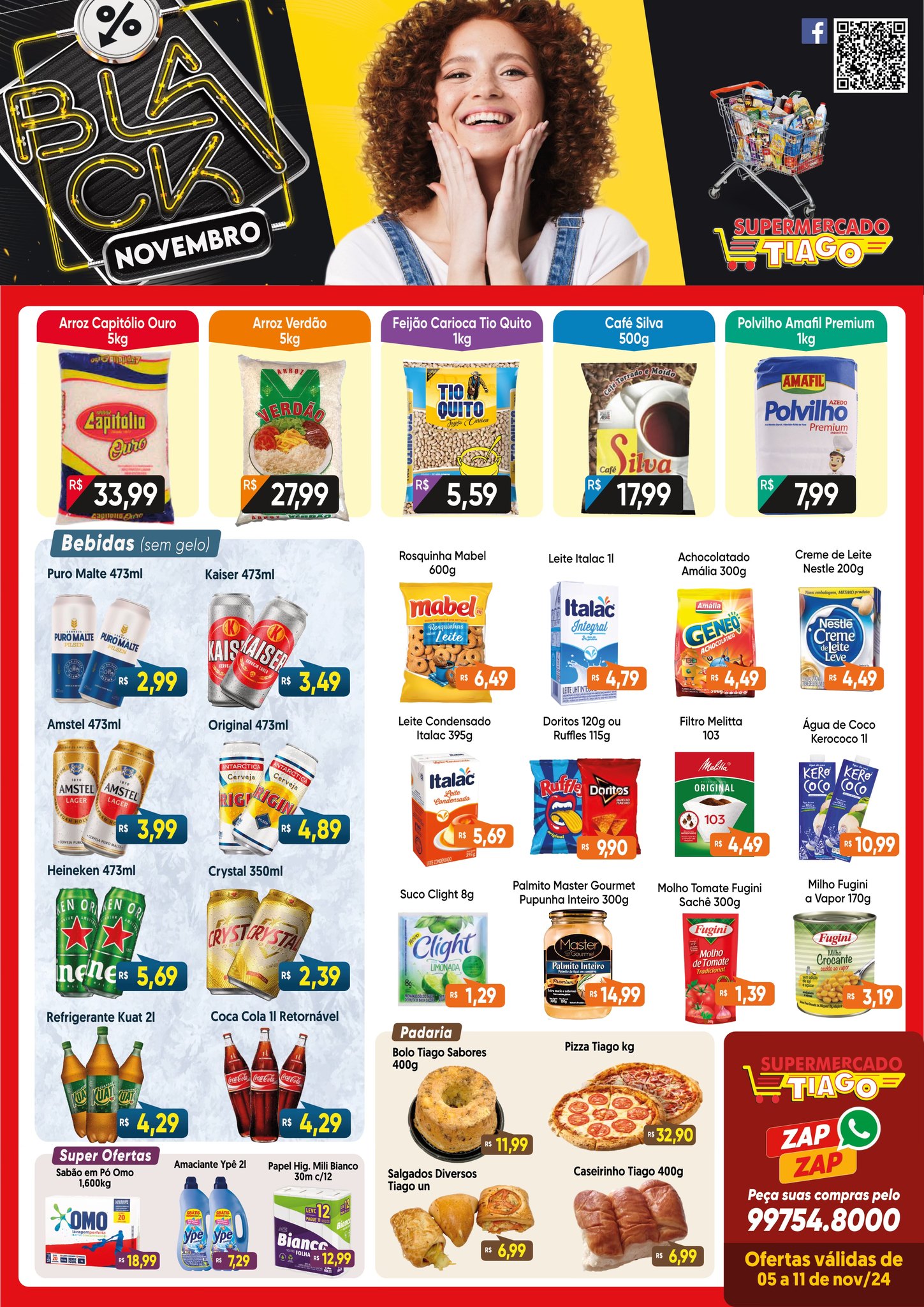  Supermercado Tiago - Ofertas da Semana Supermercados Passos MG / Jornal de Ofertas Supermercados