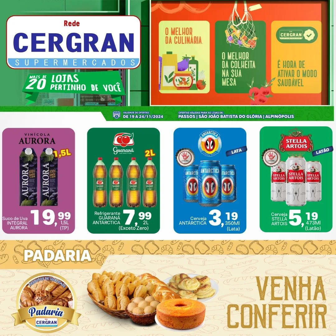 Cergran - Ofertas da Semana Supermercados Passos MG / Jornal de Ofertas Supermercados