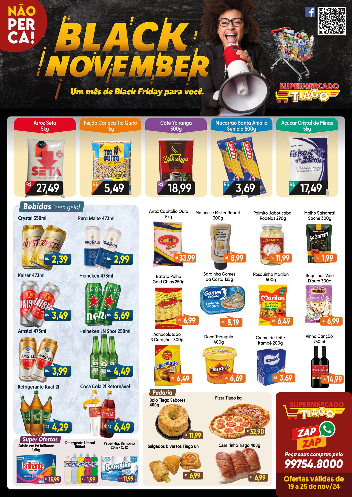  Supermercado Tiago - Ofertas da Semana Supermercados Passos MG / Jornal de Ofertas Supermercados