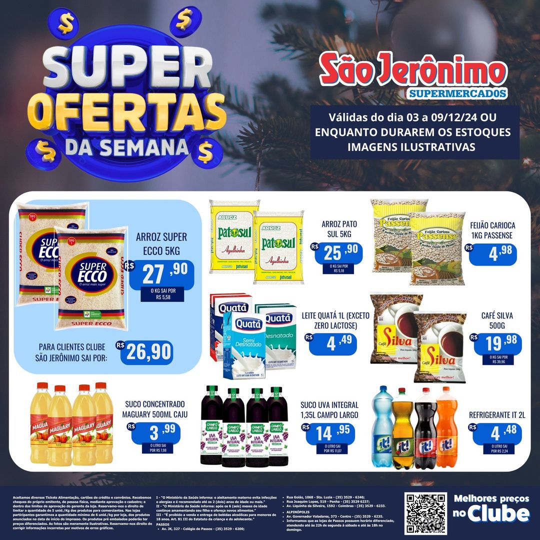 São Jerônimo - Ofertas da Semana Supermercados Passos MG / Jornal de Ofertas Supermercados Passos.