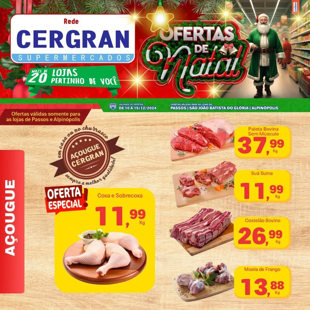 Cergran - Ofertas da Semana Supermercados Passos MG / Jornal de Ofertas Supermercados