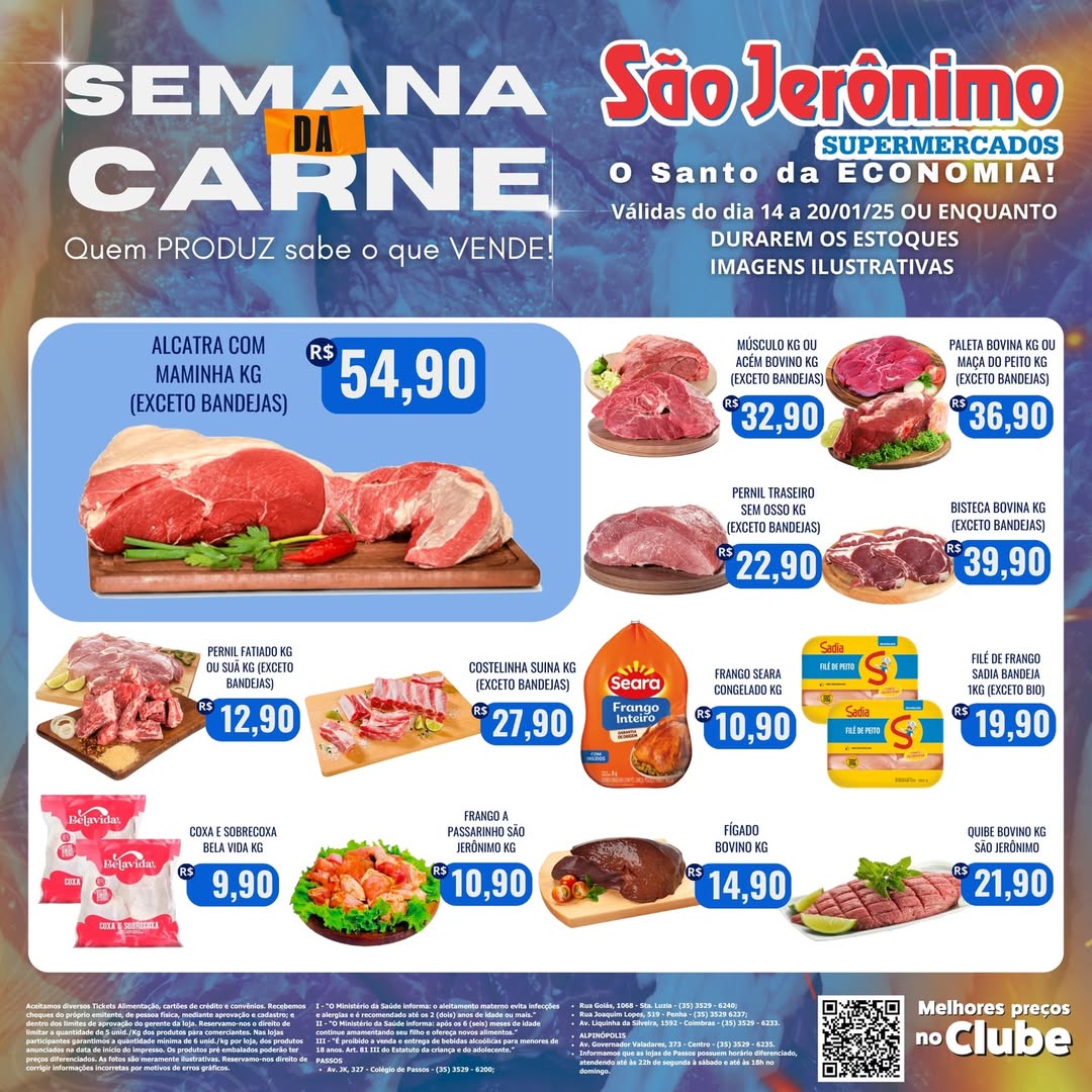 São Jerônimo - Ofertas da Semana Supermercados Passos MG / Jornal de Ofertas Supermercados Passos.