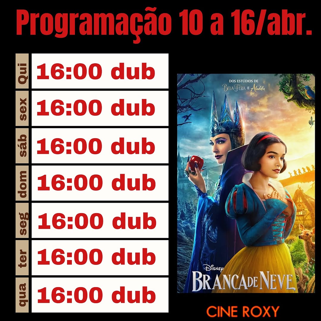 Branca de Neve | Cineroxy Passos MG