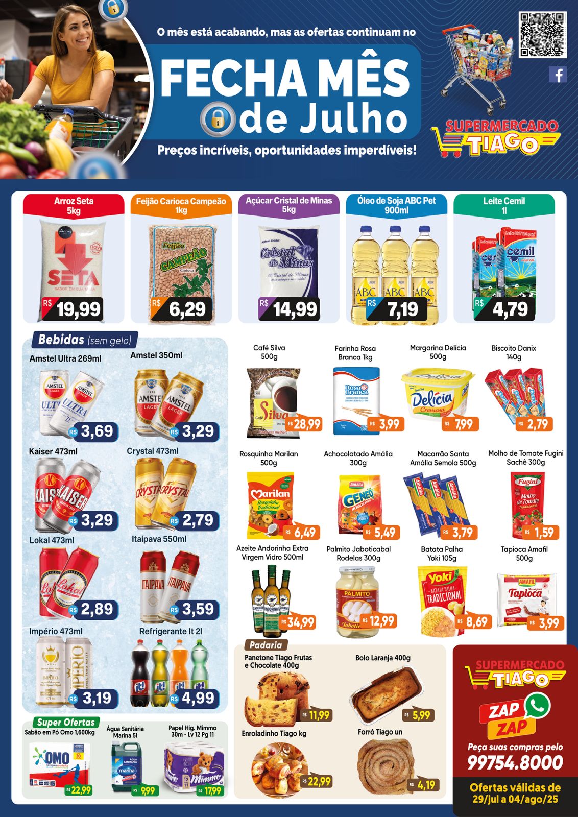  Supermercado Tiago - Ofertas da Semana Supermercados Passos MG / Jornal de Ofertas Supermercados
