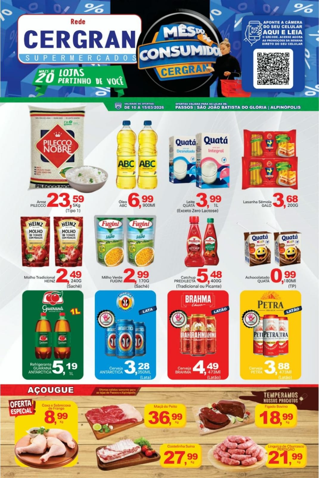 Cergran Rua Mato Grosso - Ofertas da Semana Supermercados Passos MG / Jornal de Ofertas Supermercados