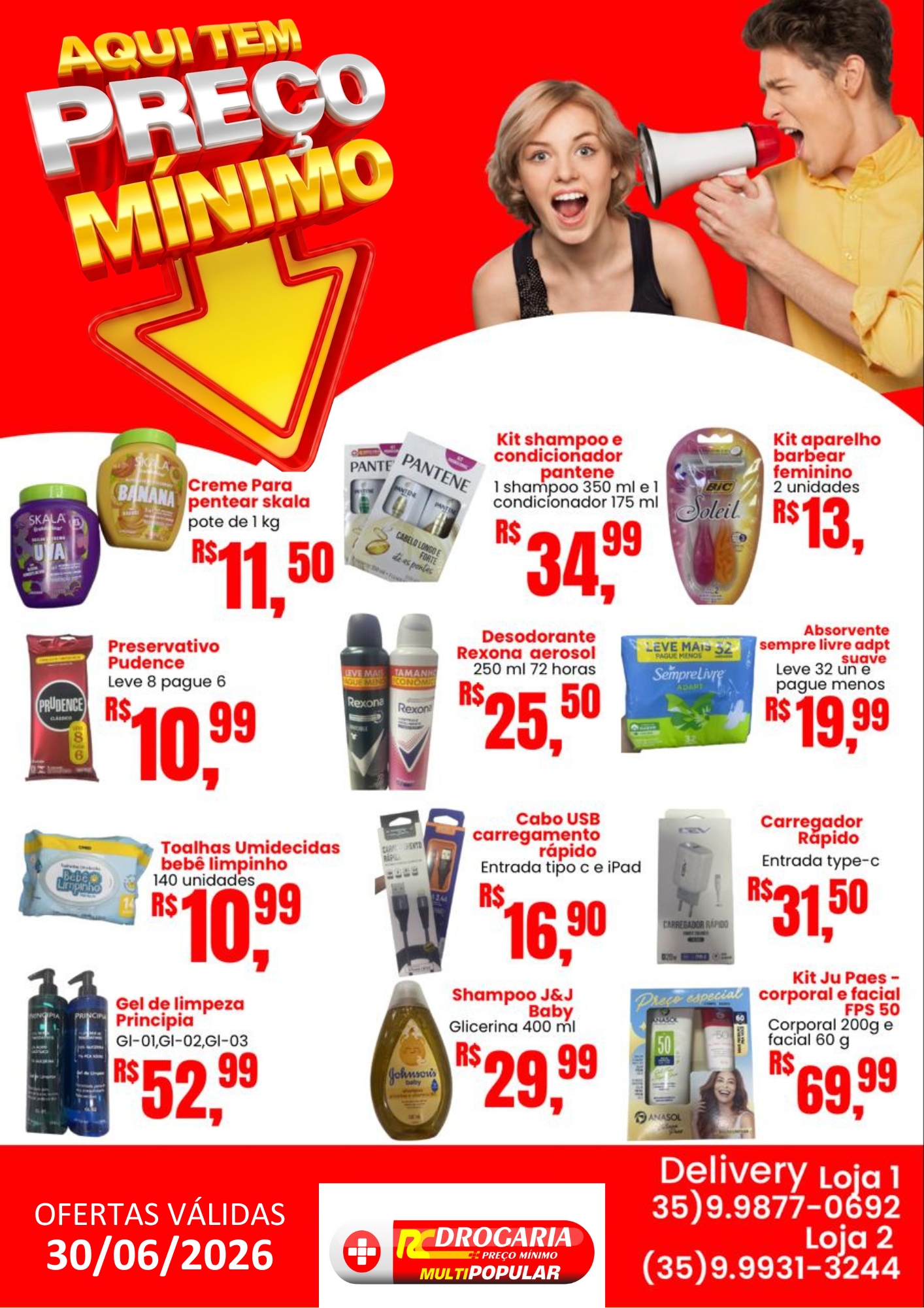  Drogaria Preço Mínimo - Ofertas da Semana Supermercados Passos MG / Jornal de Ofertas Supermercados Passos MG