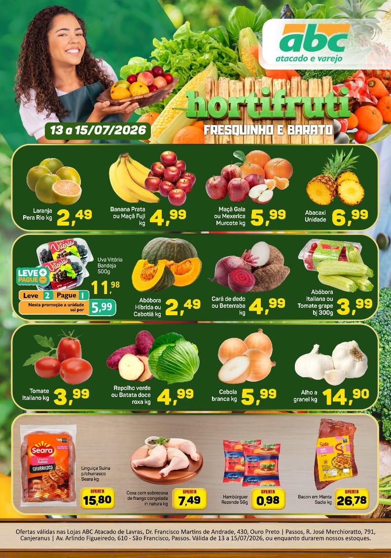 ABC Bairro Canjeranus -  Ofertas da Semana Supermercado | Passos MG