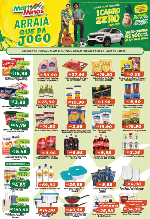 Supermercado Mart Minas Atacado & Varejo - Ofertas da Semana Supermercados, Jornal de Ofertas Supermercados Passos MG