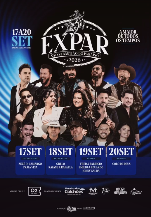 Expar 2026 | São Sebastião do Paraíso MG