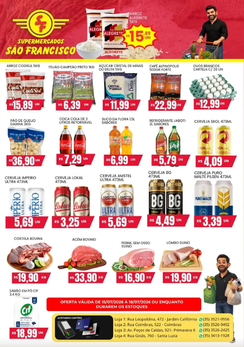 Supermercado São Francisco - Ofertas da Semana Supermercados Passos MG / Jornal de ofertas Supermercado São Francisco