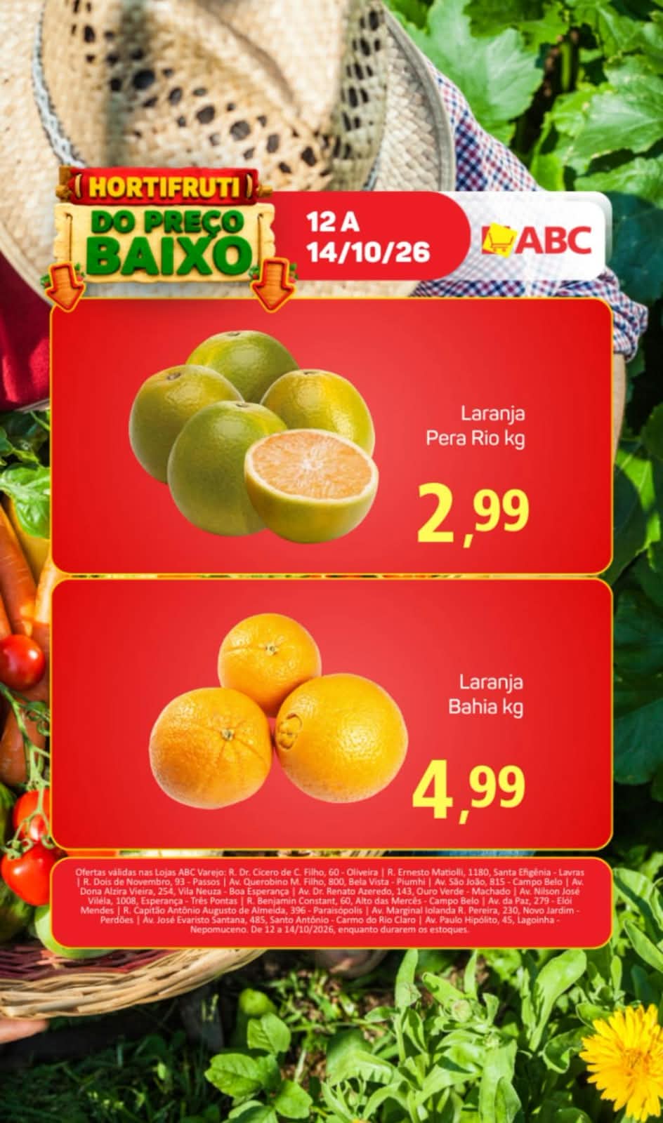 HortiFruit - HiperABC Atacado e Varejo - Ofertas da Semana Supermercado | Passos MG
