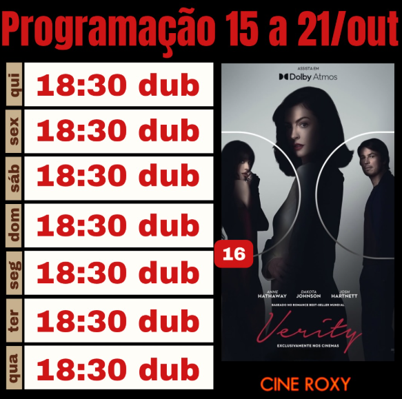 VERITY - O FILME 18:30 | CINEROXY | Passos MG